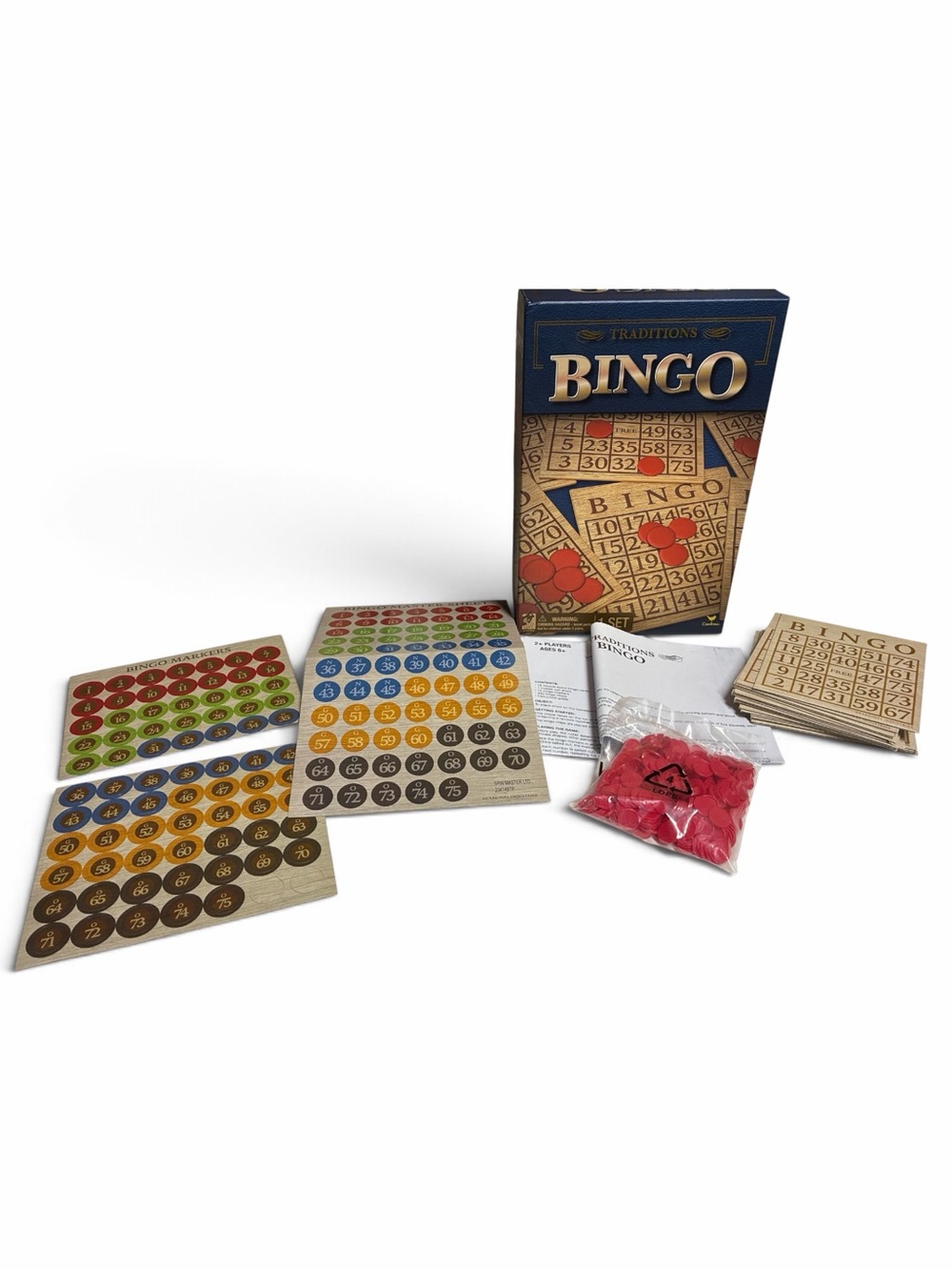 Cardinal Traditions Bingo Game Spin Master Family Night Board Game Complete New